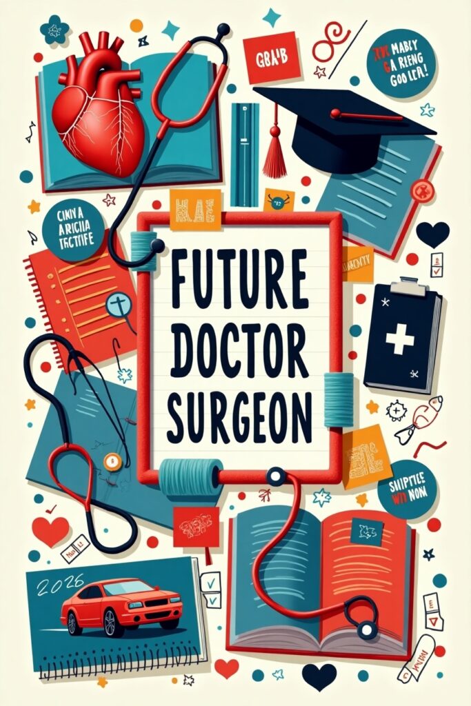 WALLPAPERS FOR NEET ASPIRANTS ON PHONE (10 wallpapers) 3 Flux Dev a stunning illustration of Create a vibrant collagest 0