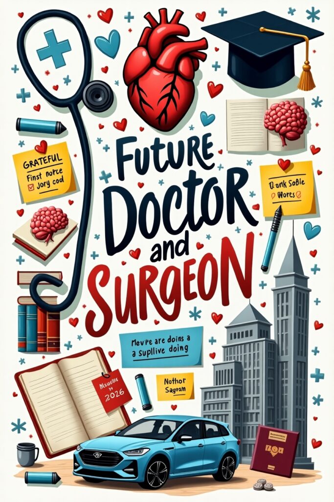 WALLPAPERS FOR NEET ASPIRANTS ON PHONE (10 wallpapers) 2 Flux Dev a stunning illustration of Create a vibrant collagest 3